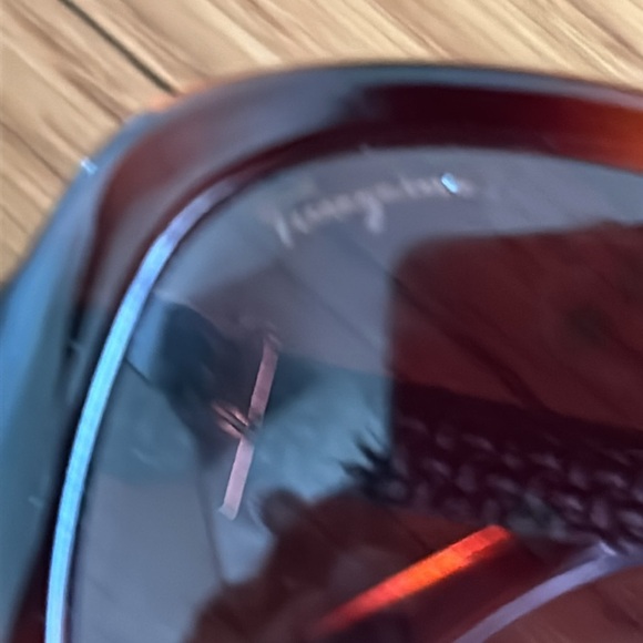 SALVATORE FERRAGAMO women’s tortoise shell sunglasses - Picture 7 of 10